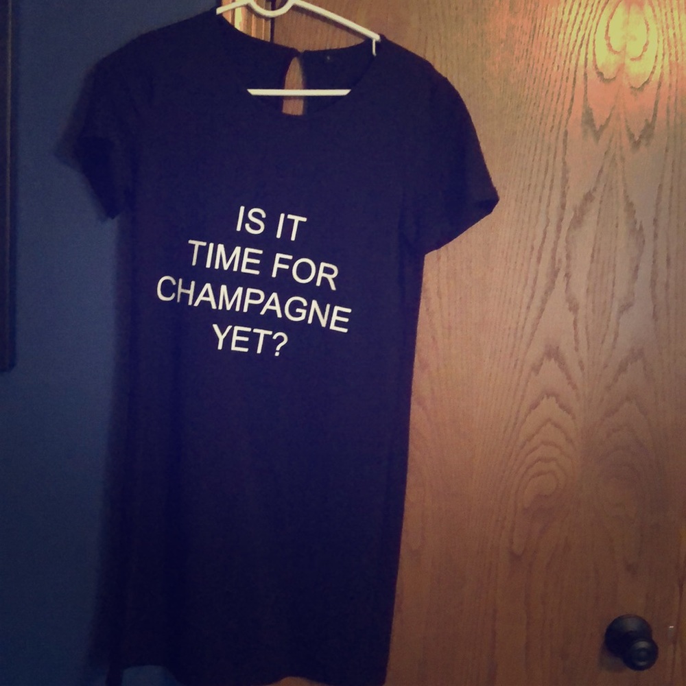 getting ready t-shirt dress or sleep shirt!